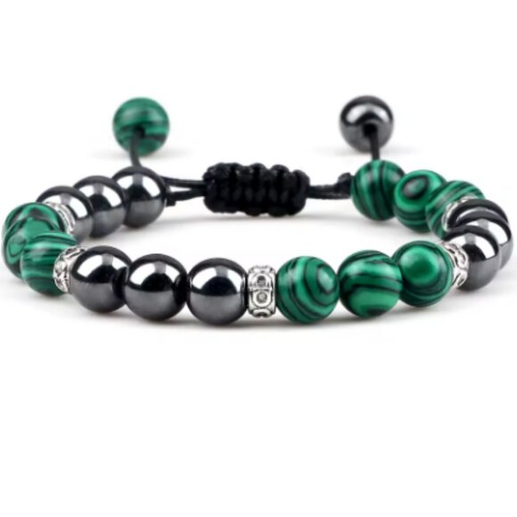 Magnetic Bracelet,Gemstone Beads,Hematite Bracelet,Magnetic and Stone Bracelet - Picture 1 of 1